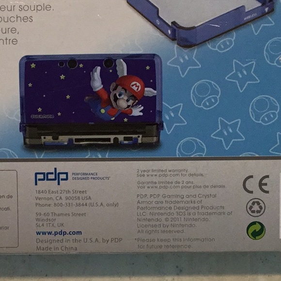 Mario 3DS Case 2011 Holder For Nintendo 3DS Console Handheld Super Mario Vintage - Picture 4 of 11